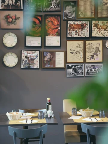 Interno ristorante dai fioi al marca treviso